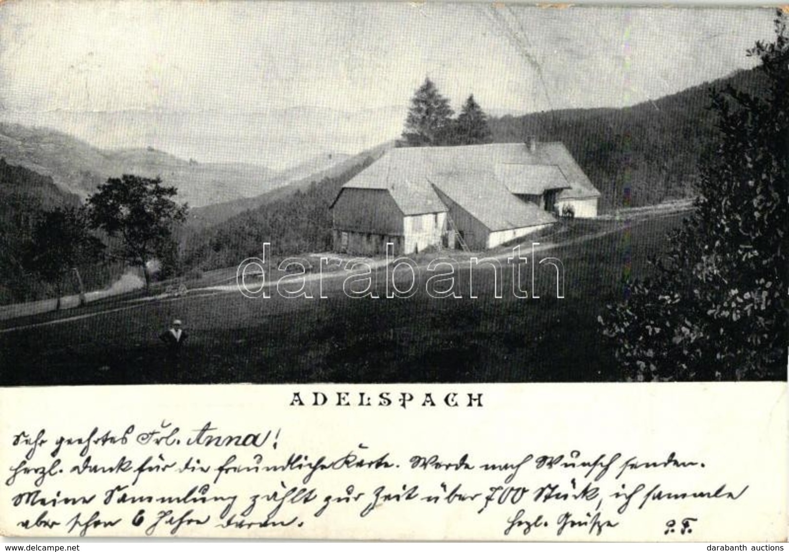 T2 1898 Sainte-Marie-aux-Mines, Markirch; Hotel Adelsbach - Unclassified