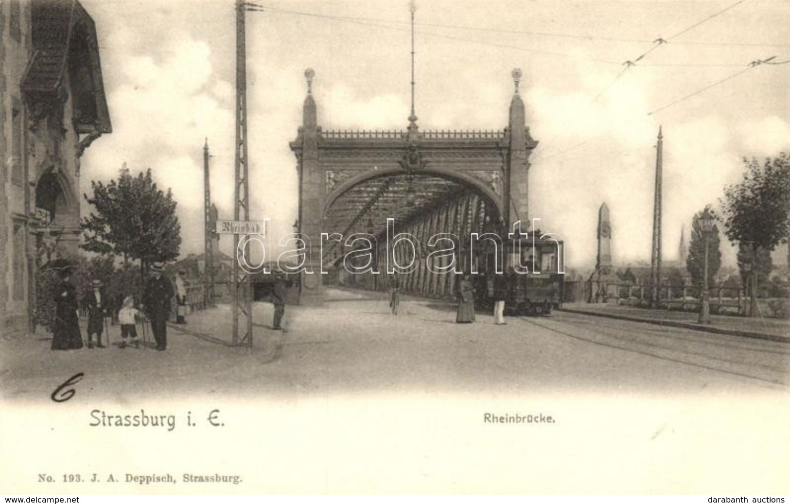 ** T2/T3 Strasbourg, Strassburg; Rheinbrücke / Bridge, Tram (Rb) - Ohne Zuordnung