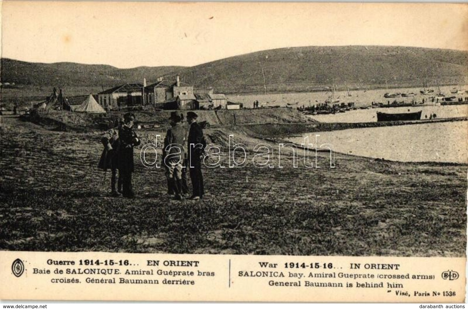 ** T2/T3 Thessaloniki, Salonica; Admiral Gueprate, General Baumann On The Coast (EK) - Ohne Zuordnung