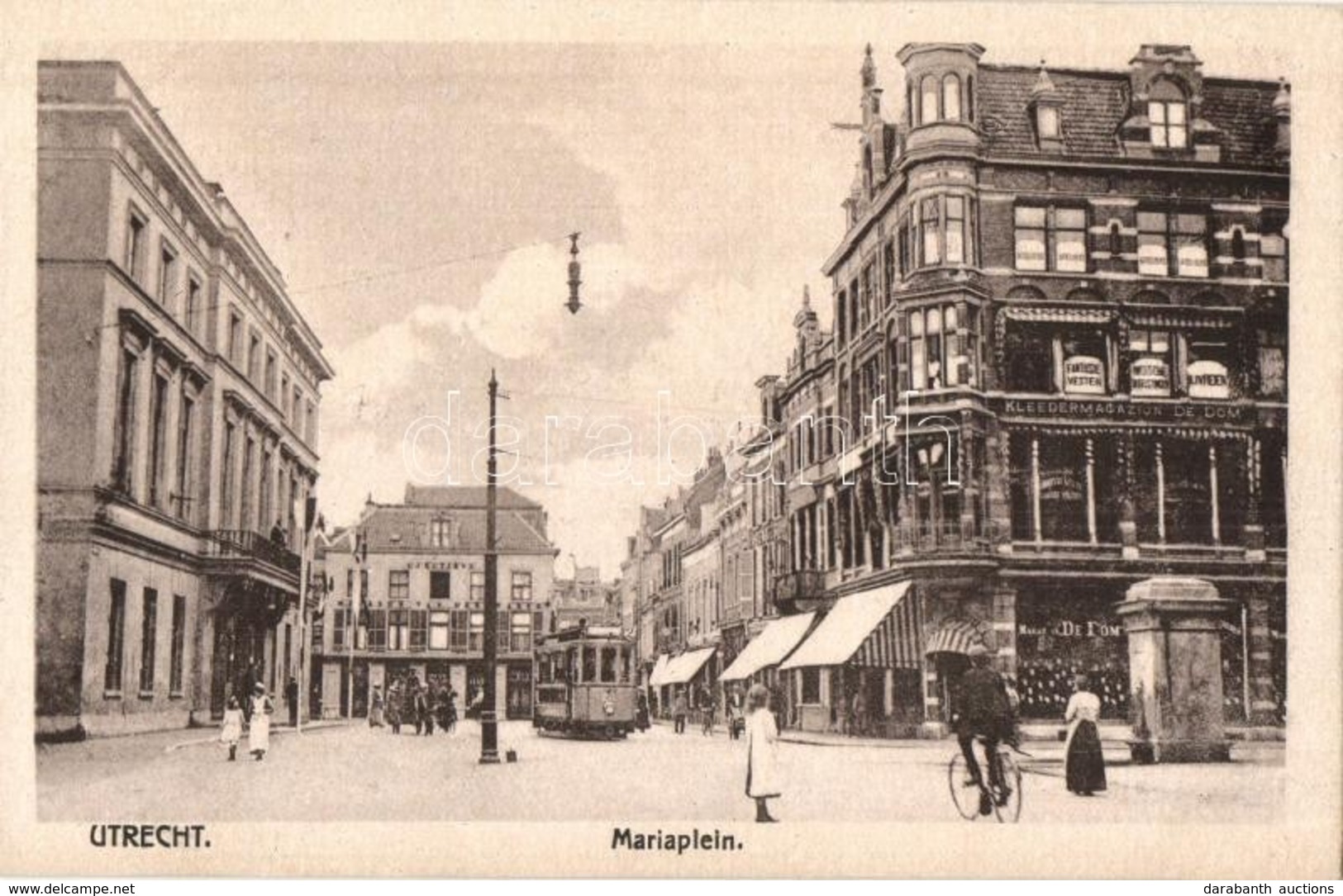 ** T1 Utrecht, Mariaplein. J. H. Schaefer / Street View, Shops, Tram, Bicycle - Sin Clasificación