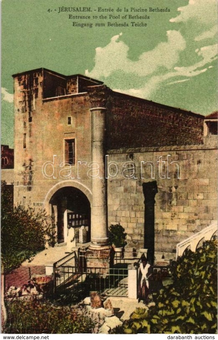 ** T1/T2 Jerusalem, Entrance To The Pool Of Bethesda - Non Classés