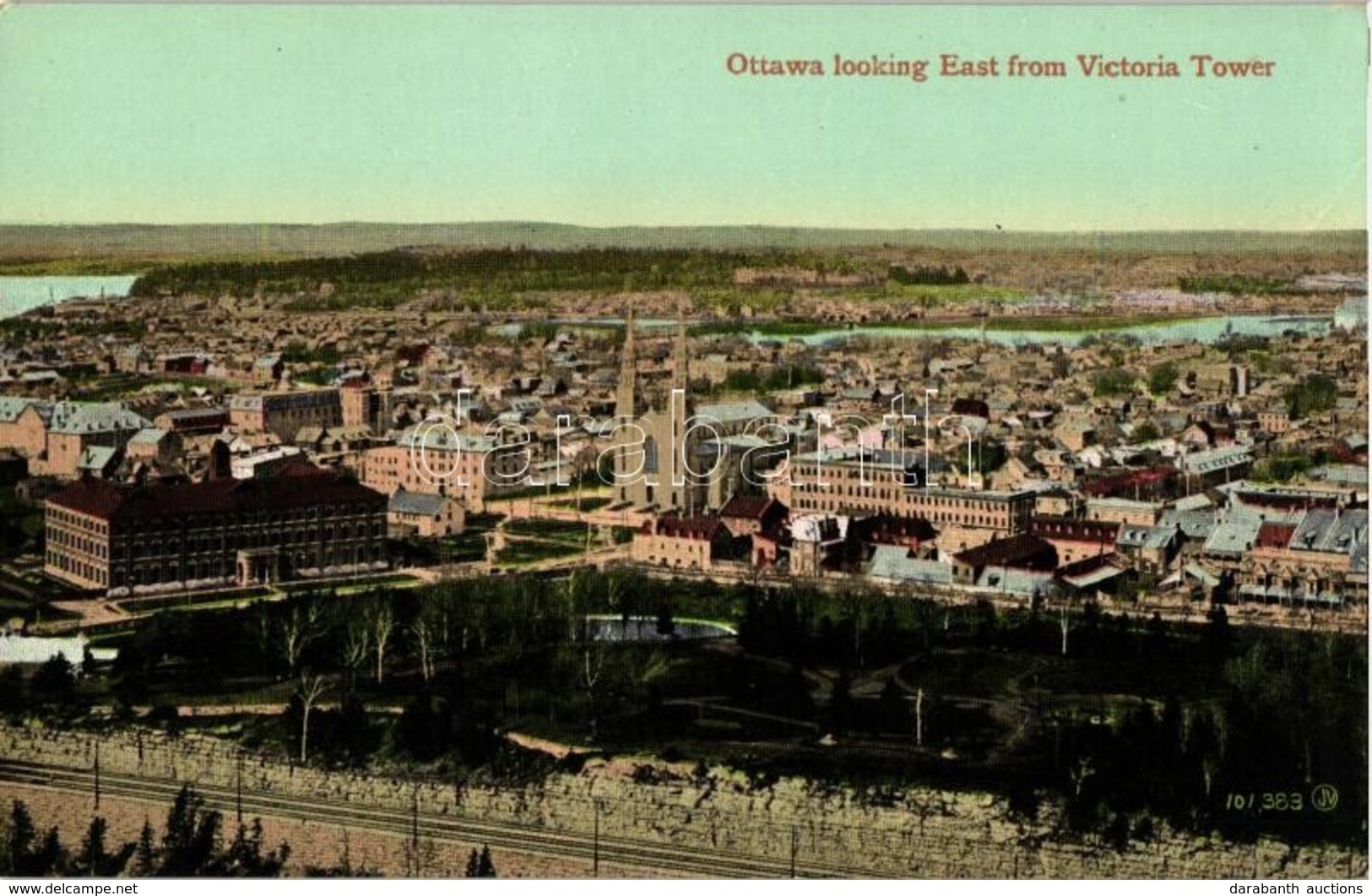 ** T1 Ottawa, Looking East From Victoria Tower - Ohne Zuordnung