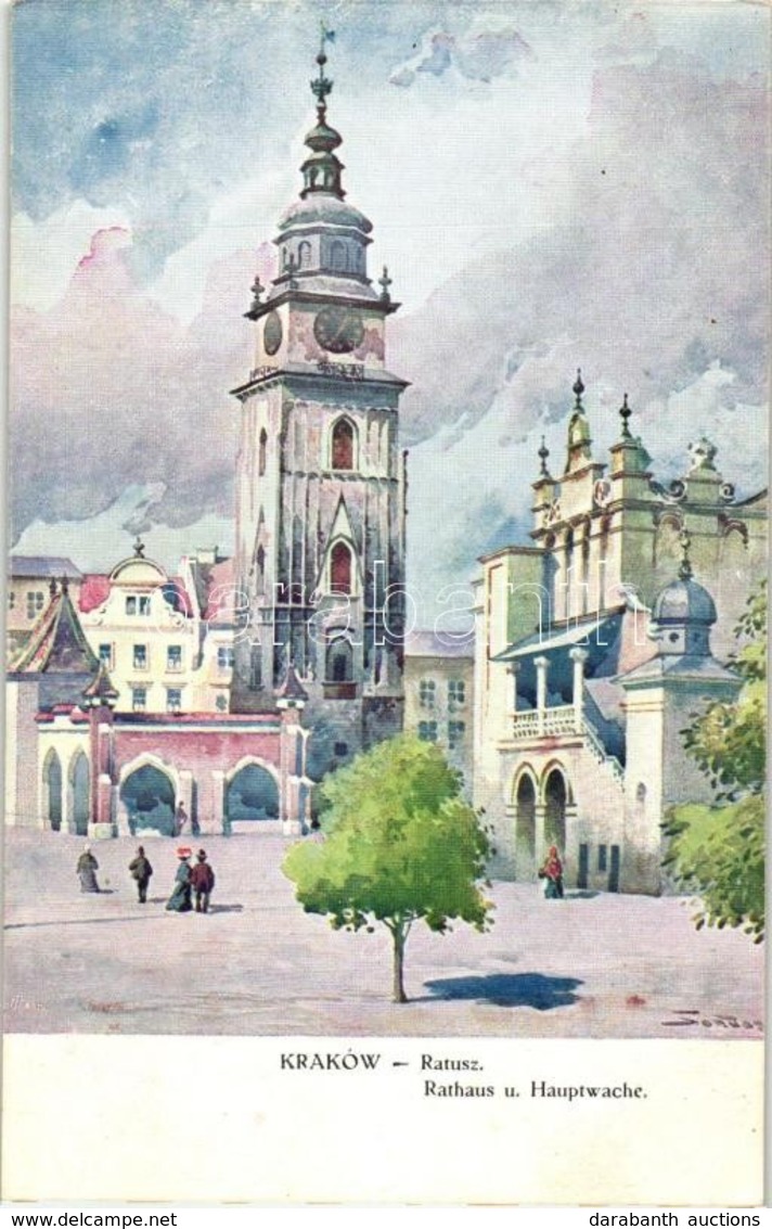 ** T2 Kraków, Krakau; Ratusz / Town Hall, Ser. T. Nr. 20. S: St. Tondos - Sin Clasificación