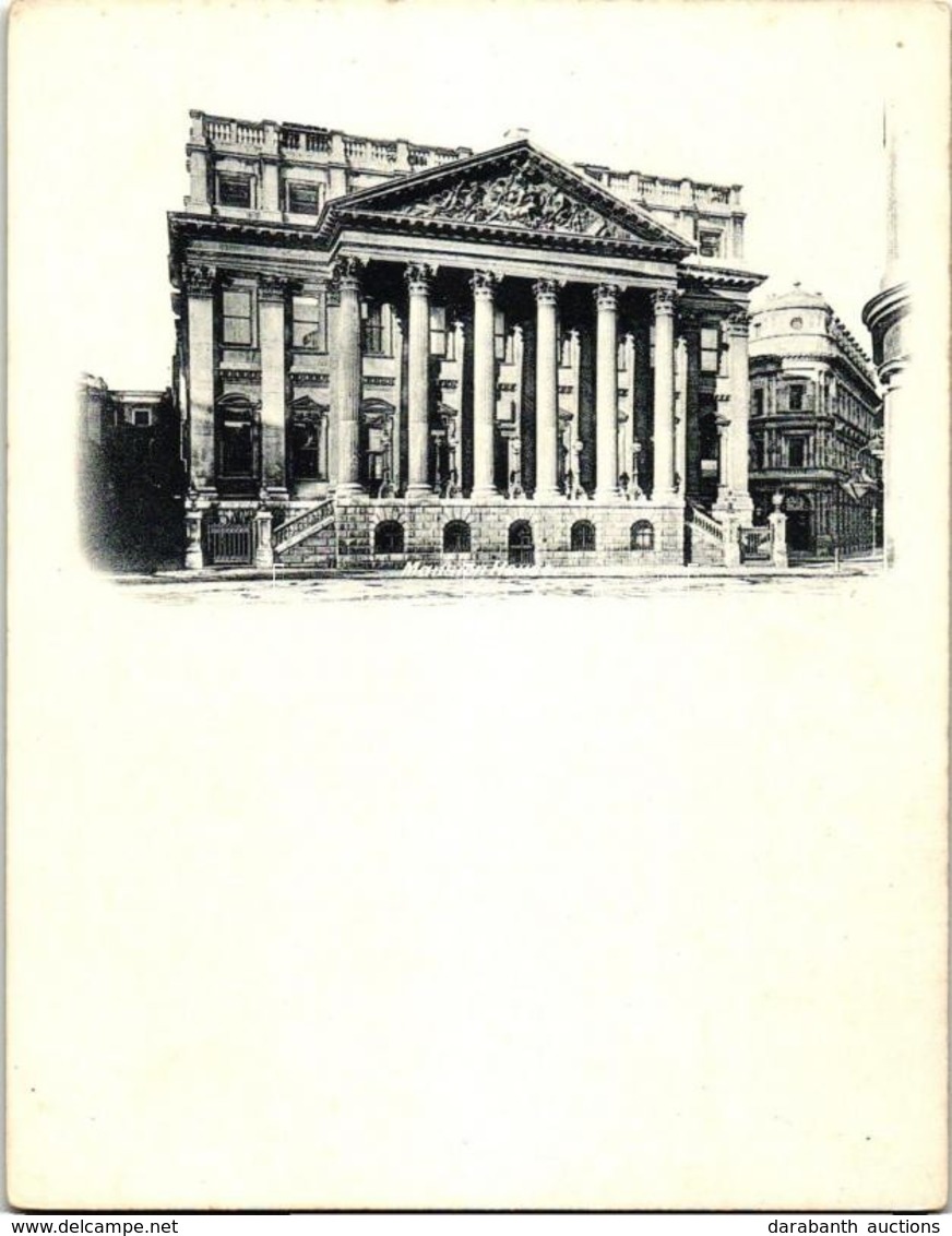 ** T2 London, Mansion House, Ships, Court Card, Minicard (8,9 Cm X 11,5 Cm) - Unclassified