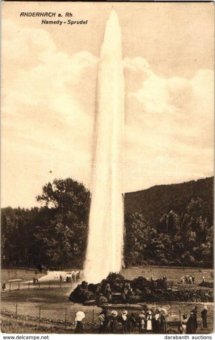 T2 Andernach, 'Namedy-Sprudel' / Geyser, 'Namedy-Sprundel. Andernach' So. Stpl. - Ohne Zuordnung