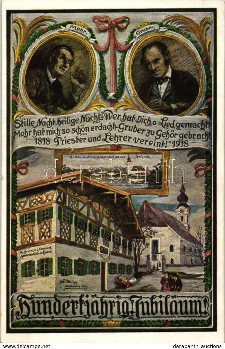 ** T2 1918 Arnsdorf, Hundertjährig-Jubiläum, Schutzhaus, Joseph Mohr, Franz Gruber / 100th Anniversary Of The Song 'Stil - Non Classés
