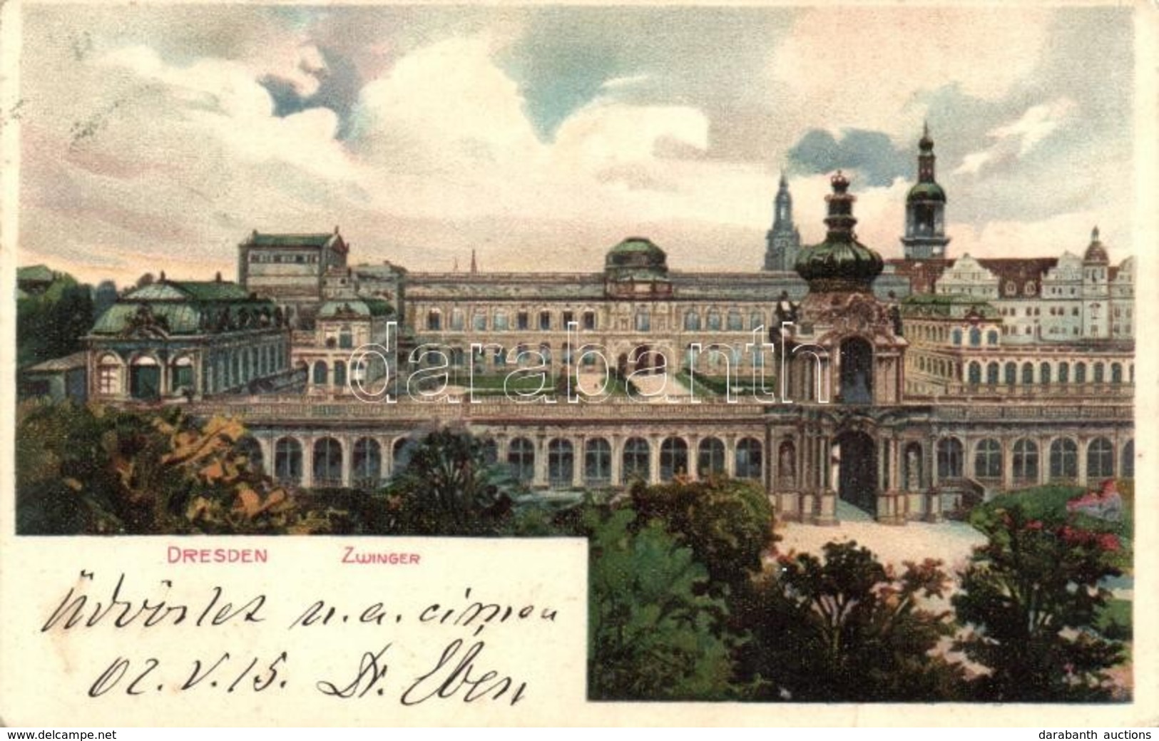 T2 Dresden, Zwinger, Litho - Ohne Zuordnung