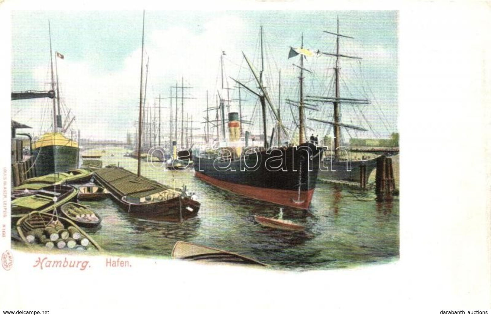 ** T2 Hamburg, Hafen / Port, Ships, Barge - Non Classificati