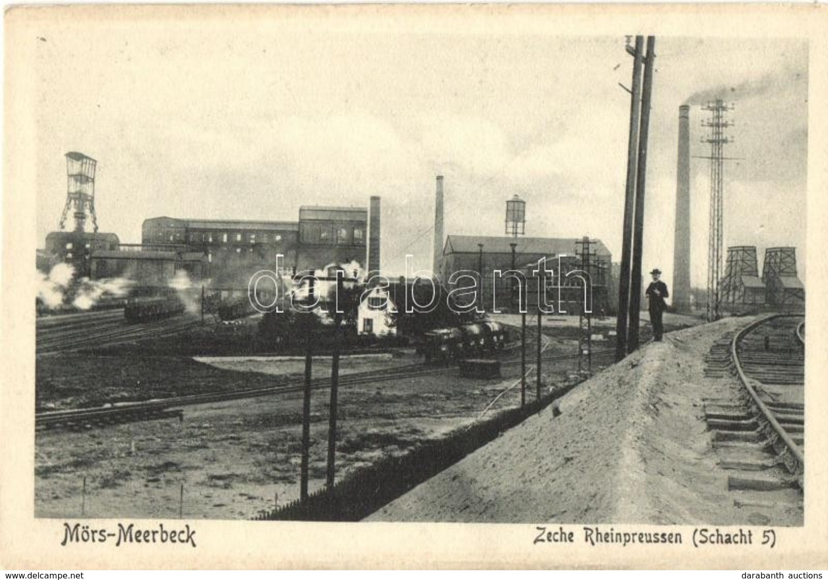 ** T2 Mörs Meerbeck, Zeche Rheinpreussen (Schacht 5) Verlag W. Schoppmann / Mine (taken From Postcard Booklet) - Non Classificati