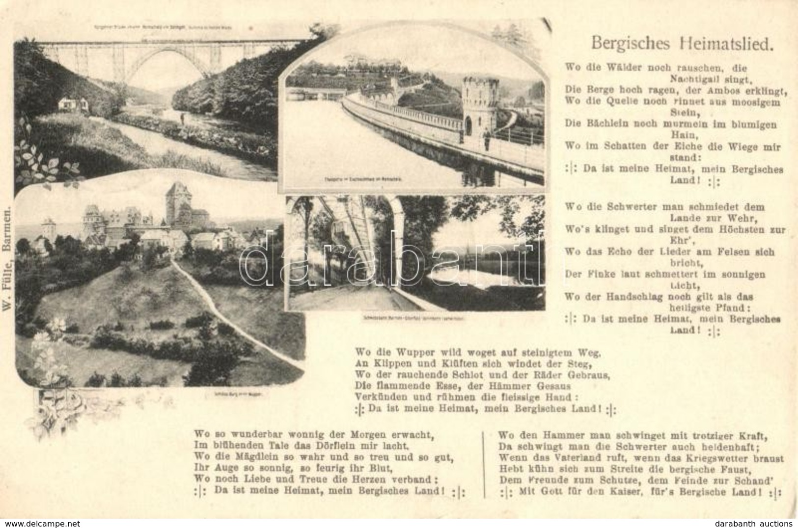 * T2/T3 Remscheid, Müngstener Brücke, Thalsperre, Schloss, Schwebebahn, Bergisches Heimatslied / Bridge, Dam, Castle, Ca - Unclassified