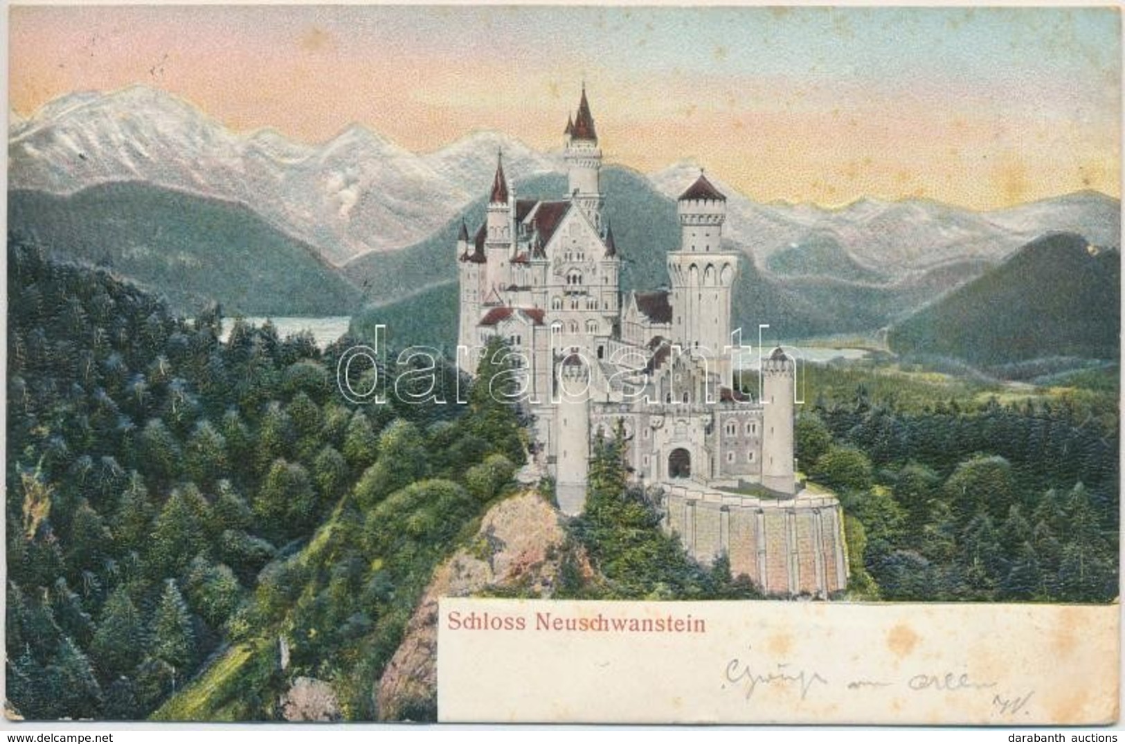 T2/T3 Schwangau, Schloss Neuschwanstein / Castle, Emb. - Ohne Zuordnung