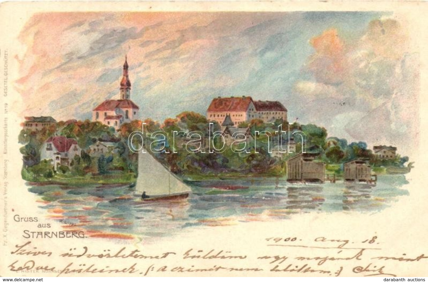 T2 Starnberg, E. Nister Künstlerpostkarte No. 19. Litho S: R. Lipps - Non Classificati