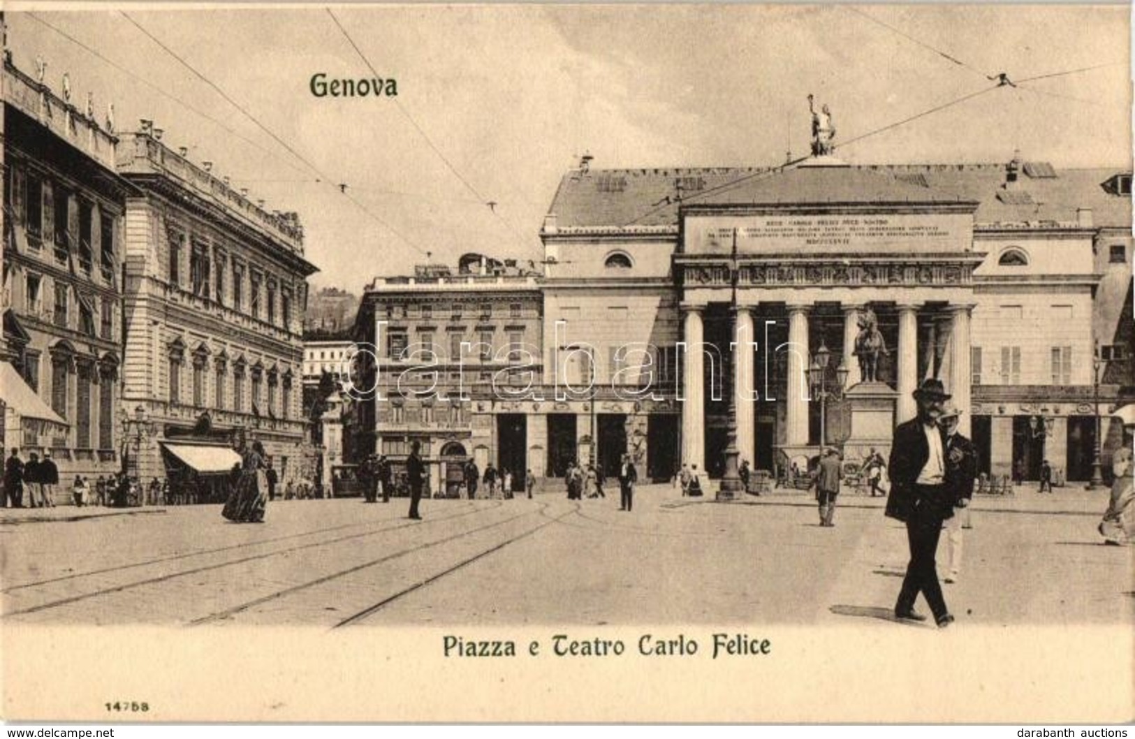 ** T1 Genova, Piazza E Teatro Carlo Felice / Square And Theatre - Non Classificati