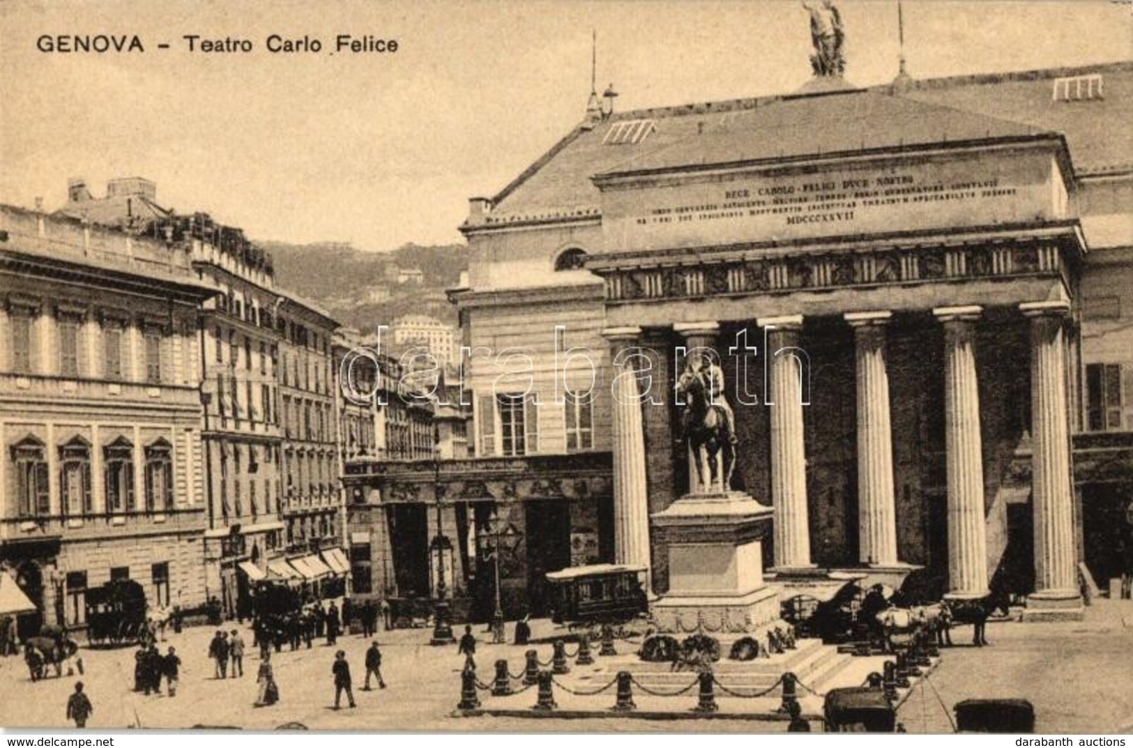 ** T1 Genova, Teatro Carlo Felice / Theatre, Tram - Unclassified