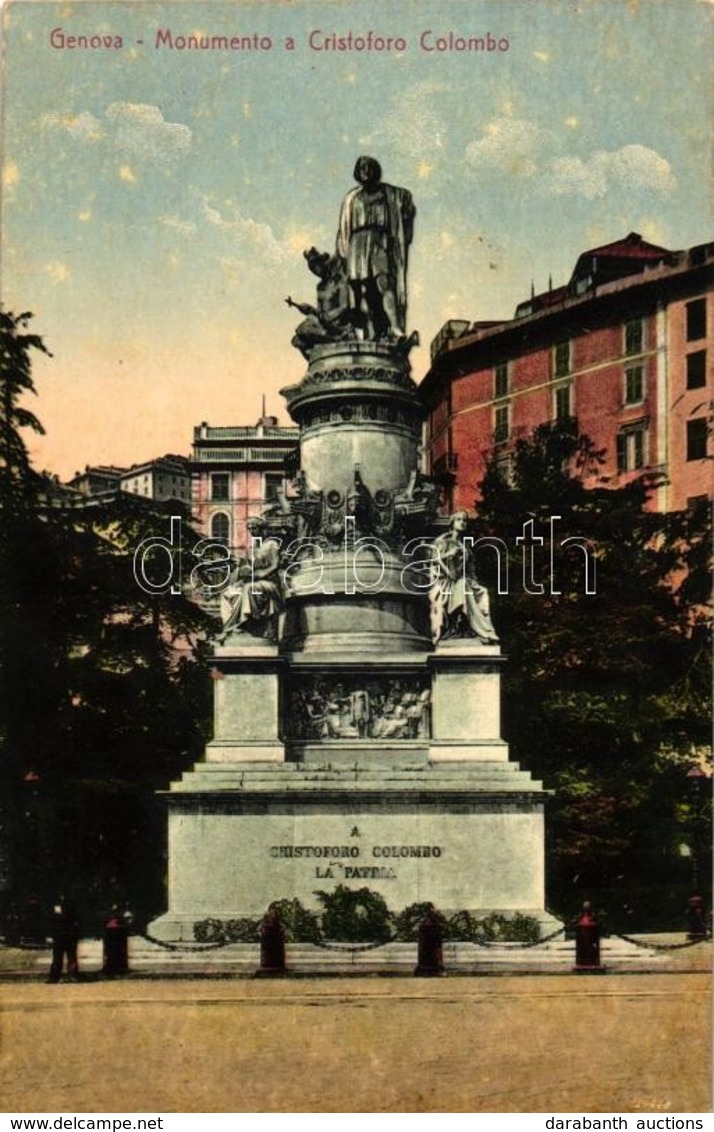 ** T2 Genova, 'Monumento A Cristoforo Colombo' / Statue Of Christopher Colombus - Non Classificati