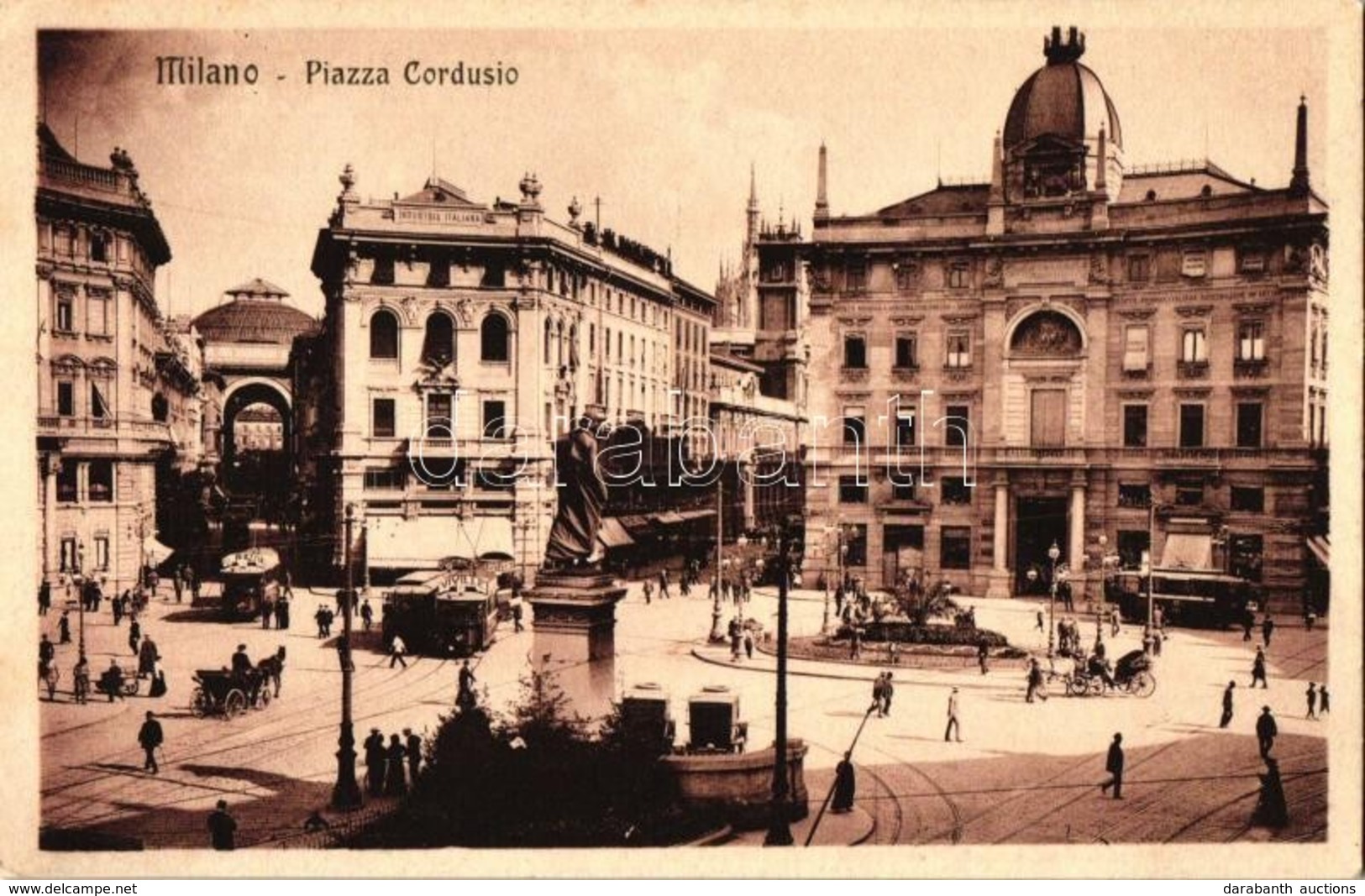 ** T2 Milano, Piazza Cordusio / Square, Trams - Unclassified