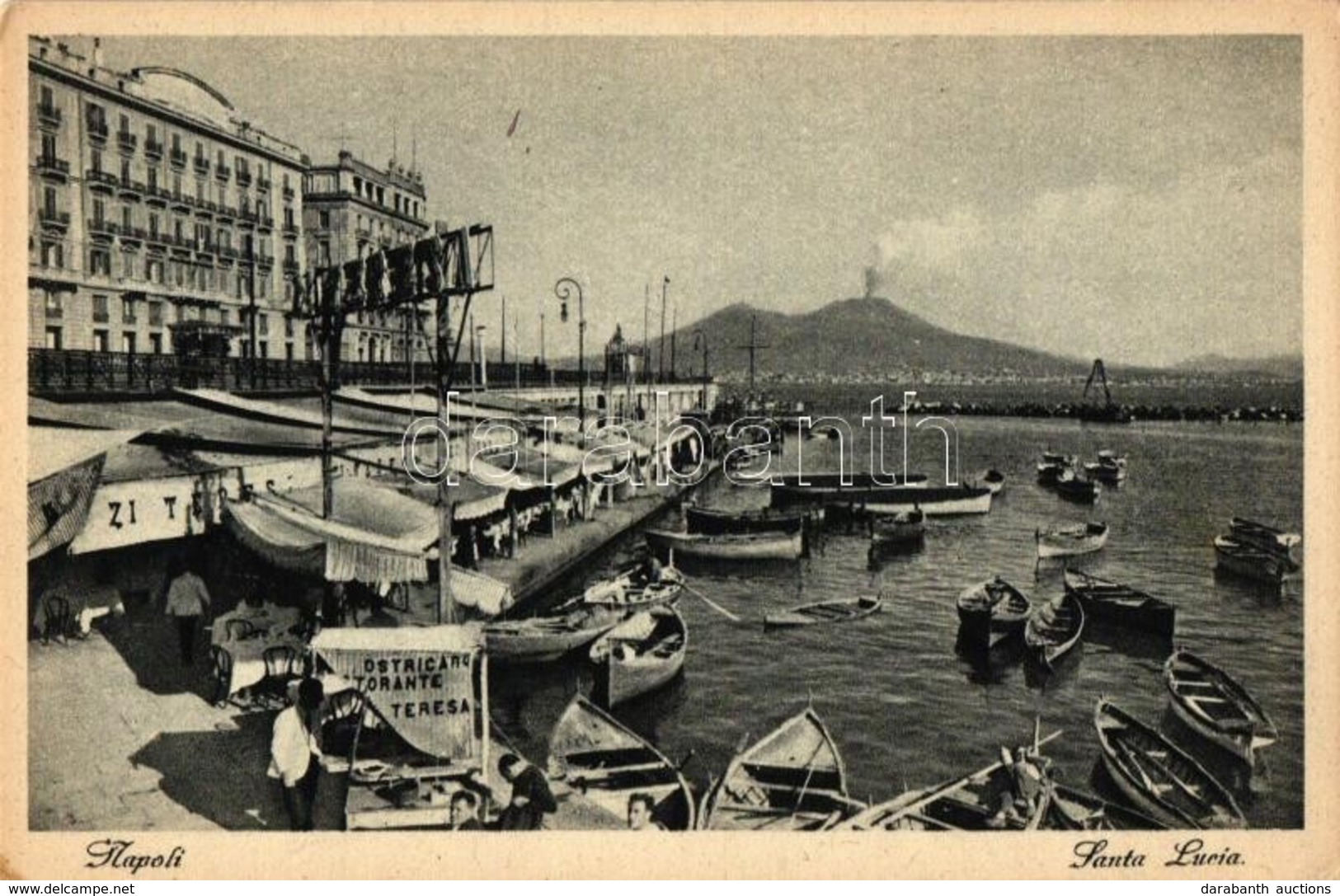** T2 Naples, Napoli; Santa Lucia, Port, Boats - Unclassified