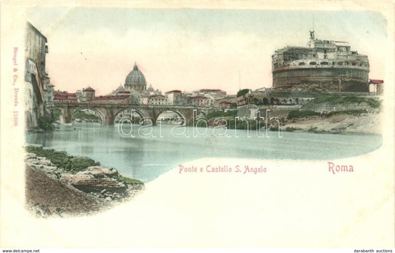 ** T1/T2 Rome, Roma; Ponte E Castello S. Angelo / Bridge, Castle - Ohne Zuordnung