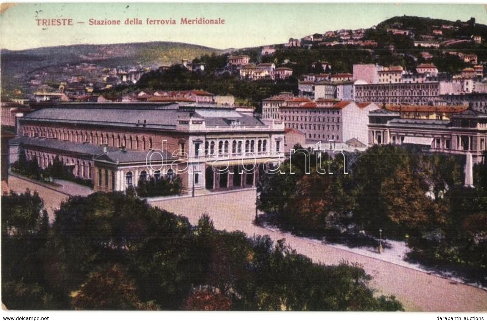 T2/T3 Trieste, Stazione Della Ferrovia Meridionale / Railway Station - Ohne Zuordnung