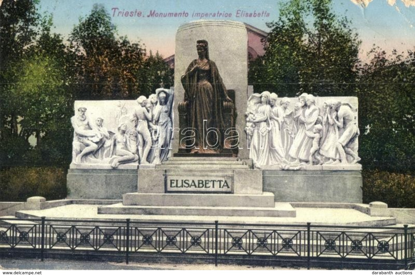 T3 Trieste, Monumento Imperatrice Elisabetta / Statue (EB) - Ohne Zuordnung