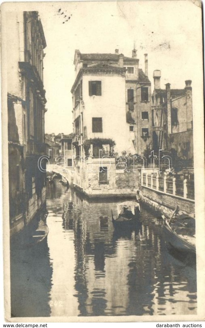 T2/T3 1914 Venice, Venezia; Riva Degli Schiavoni, Photo (EK) - Unclassified