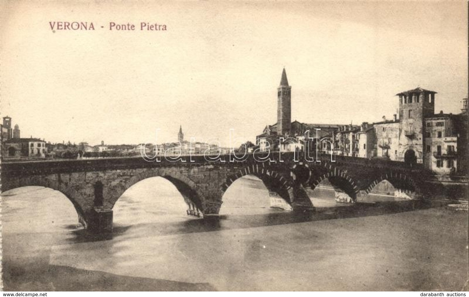 ** T2/T3 Verona, Ponte Pietra / Bridge  (EK) - Ohne Zuordnung