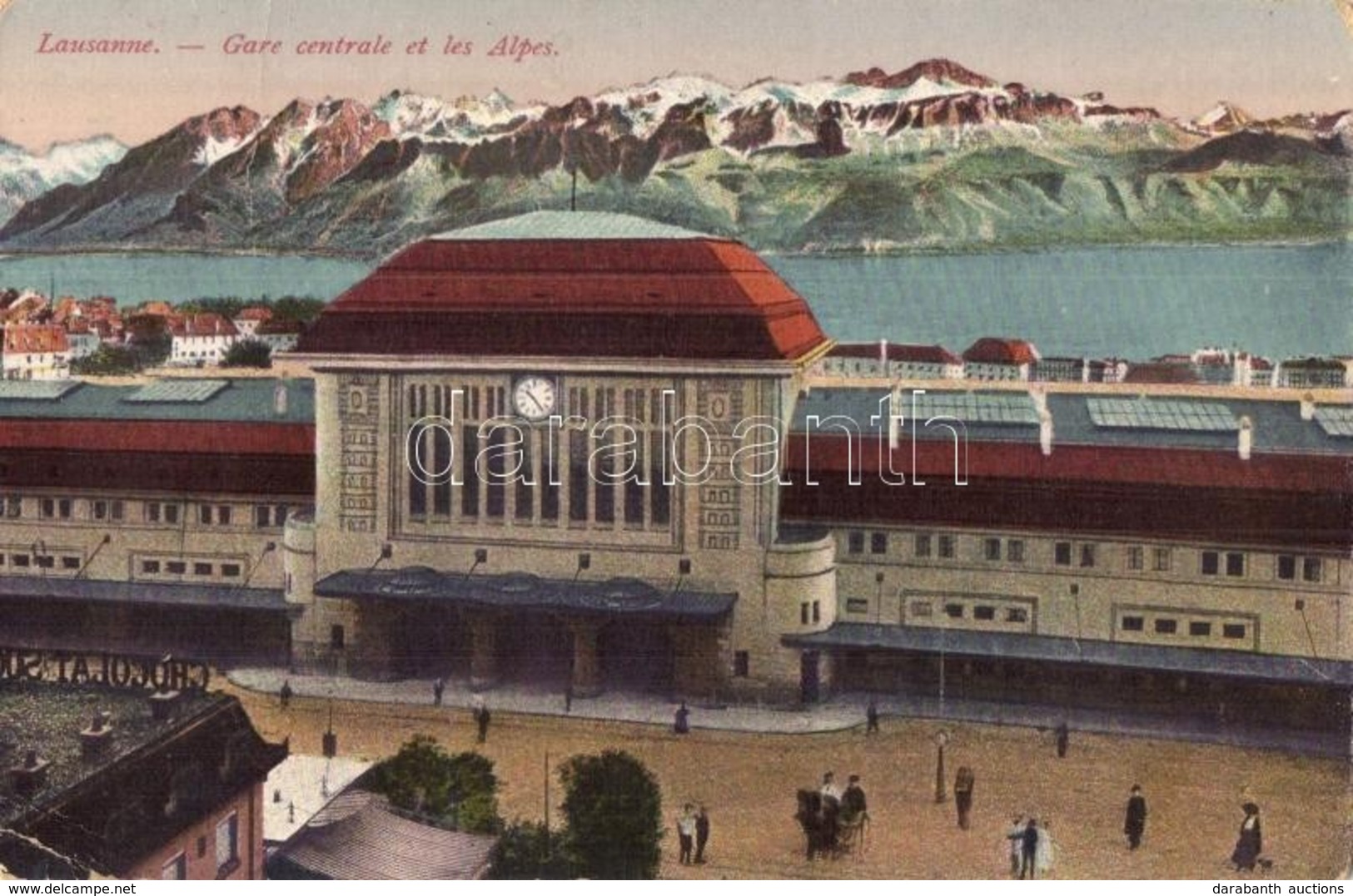 * T2/T3 Lausanne, Gare Centrale El Les Alpes / Railway Station, Mountains (EK) - Ohne Zuordnung