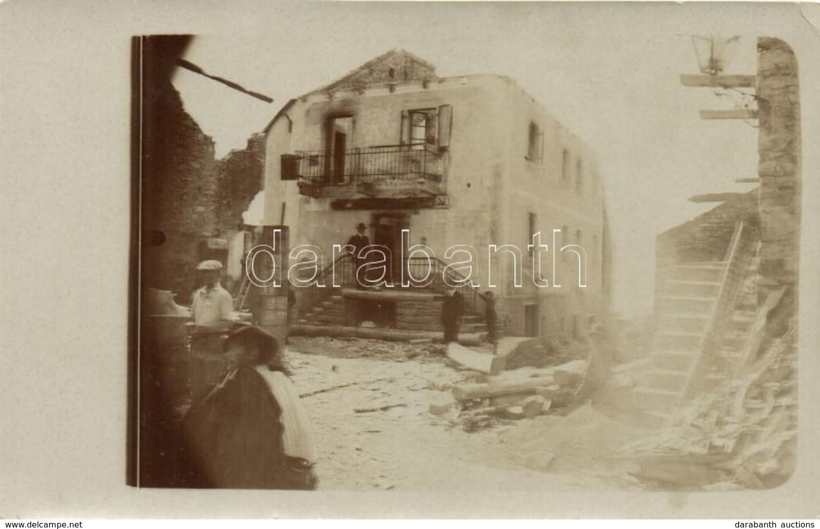 * T3 Cca. 1913 Lucerne, Luzern; Nach Den Brand / After The Fire, Burnt Down Buildings (EK) - Unclassified