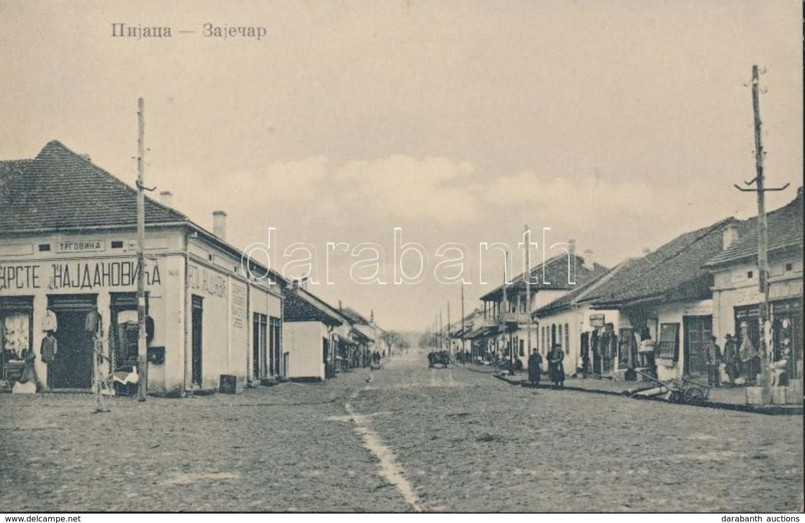 ** T1/T2 Zajecar, Market Square, The Shop Of Najdanovic - Ohne Zuordnung