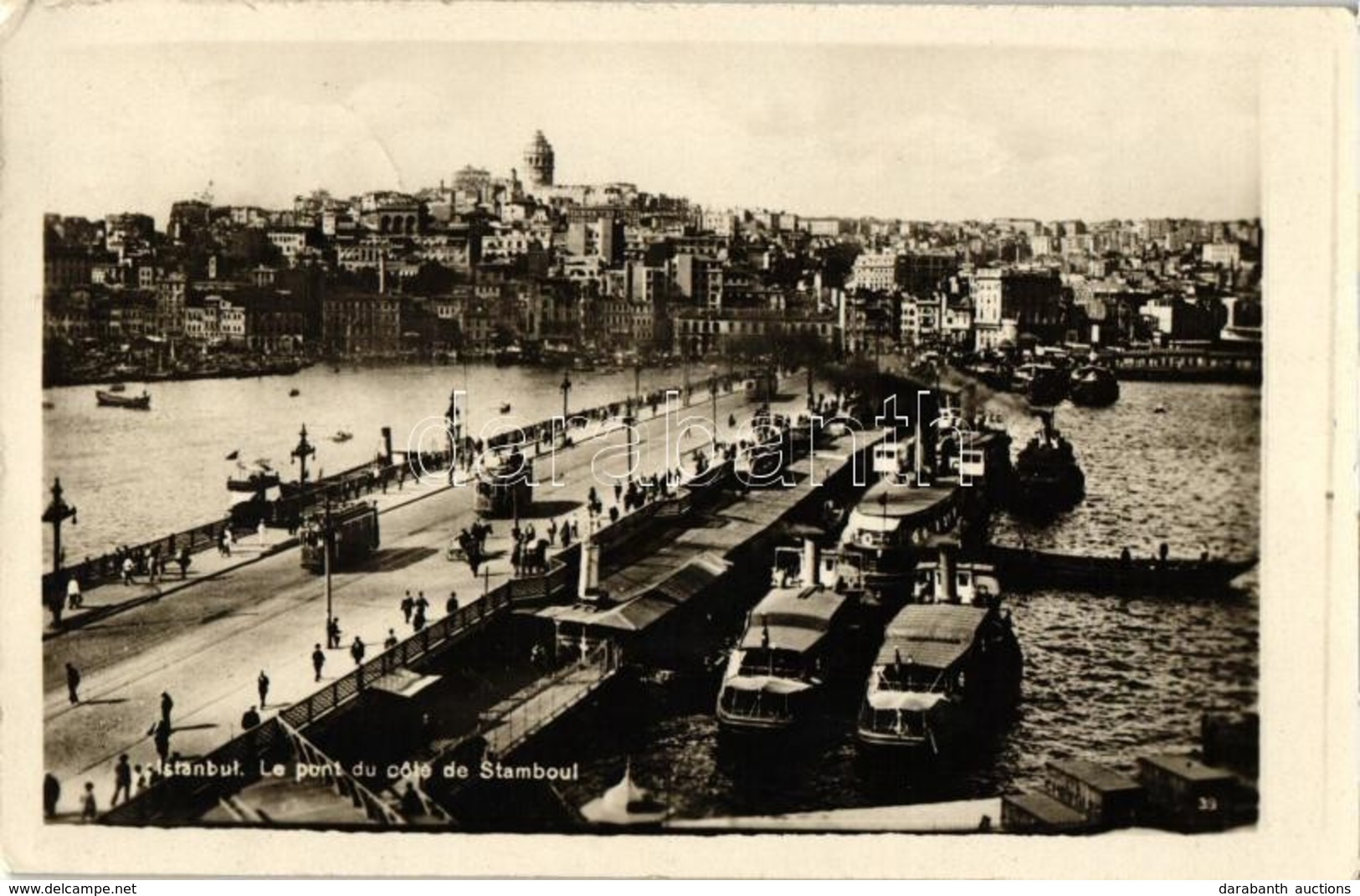 T2/T3 Constantinople, Istanbul; Port, Ships (EK) - Non Classés