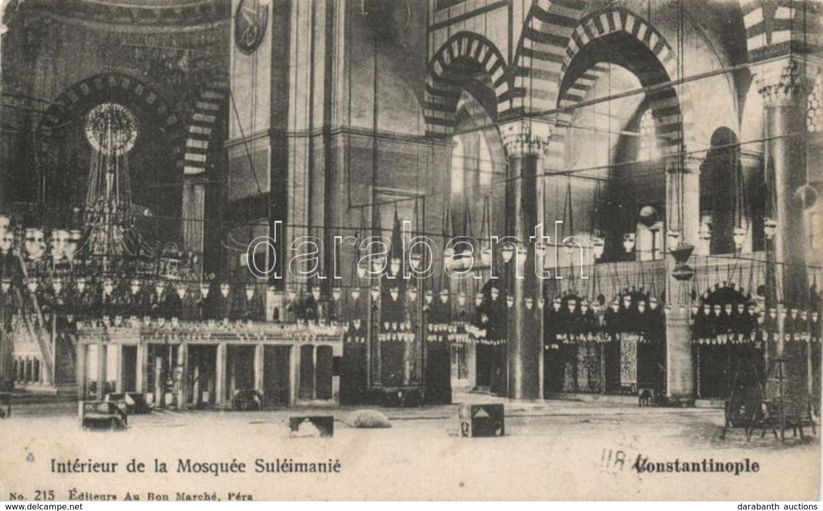 T3/T4 Constantinople, Suleiman's Mosque Interior (fa) - Non Classés
