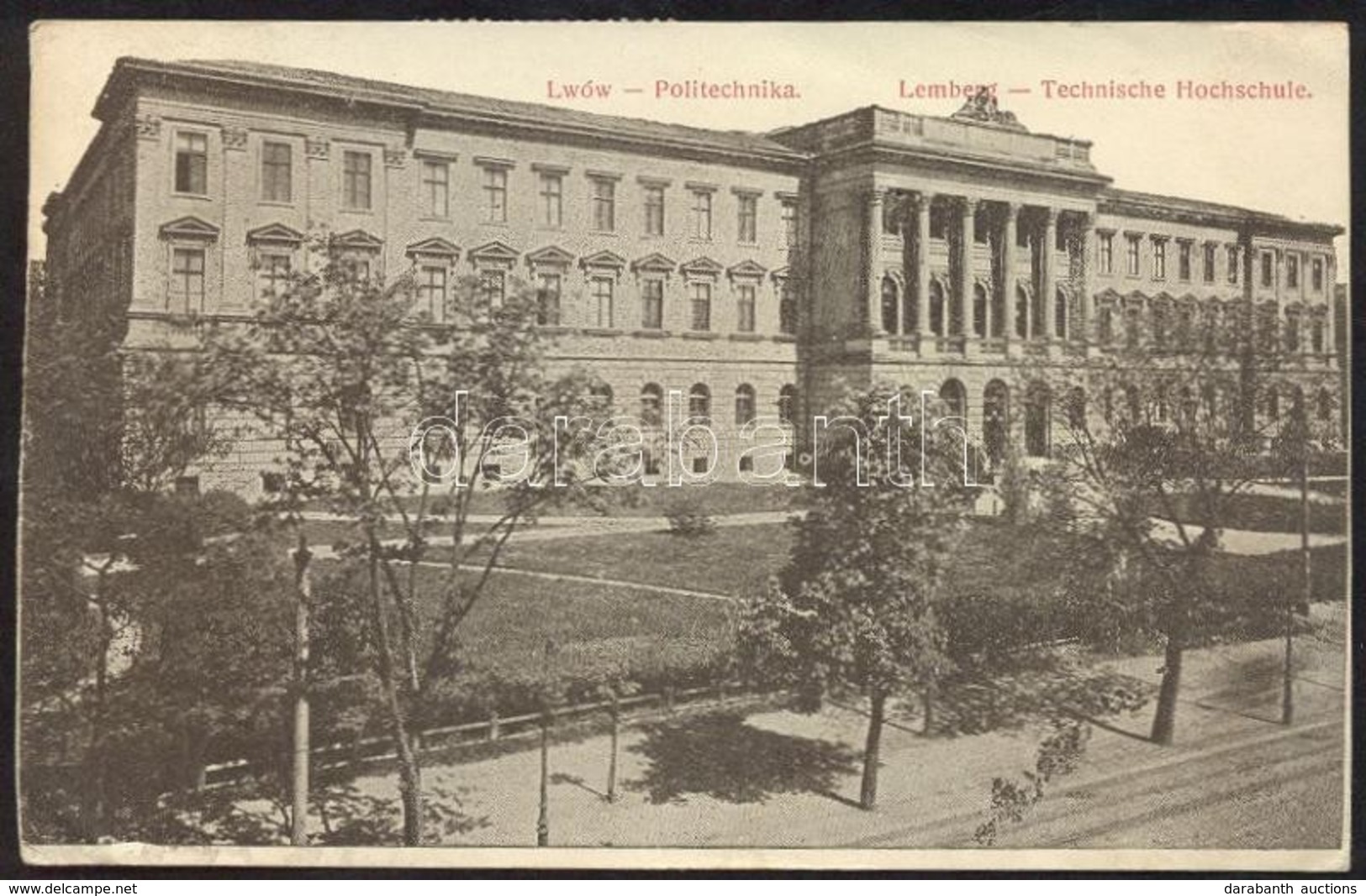 T2/T3 Lviv, Lwów, Lemberg; Politechnika / Technische Hochschule / Technical University (EK) - Non Classés