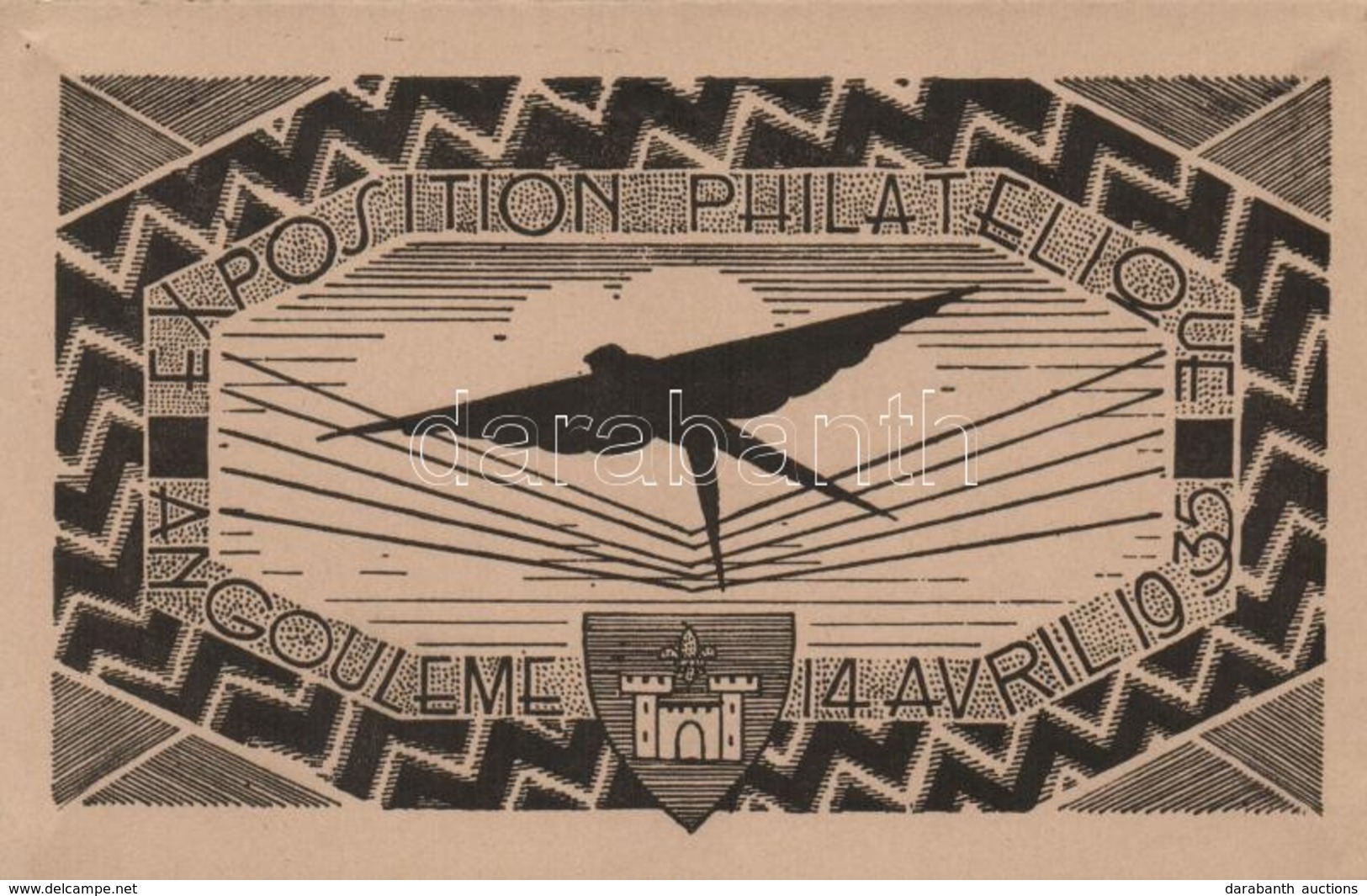 * T2 'Exposition Philatelique Angouleme 14 Avril 1935' / Philatelic Exhibition, Swallow, So. Stpl - Unclassified