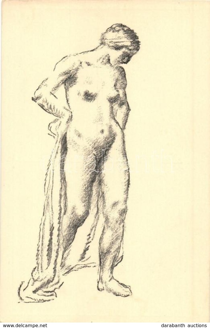 ** T1 Kresba / Erotic Nude Lady Art Postcard. Stencuv Graficky Kabinet XII. 1. S: Karel Spillar - Non Classificati