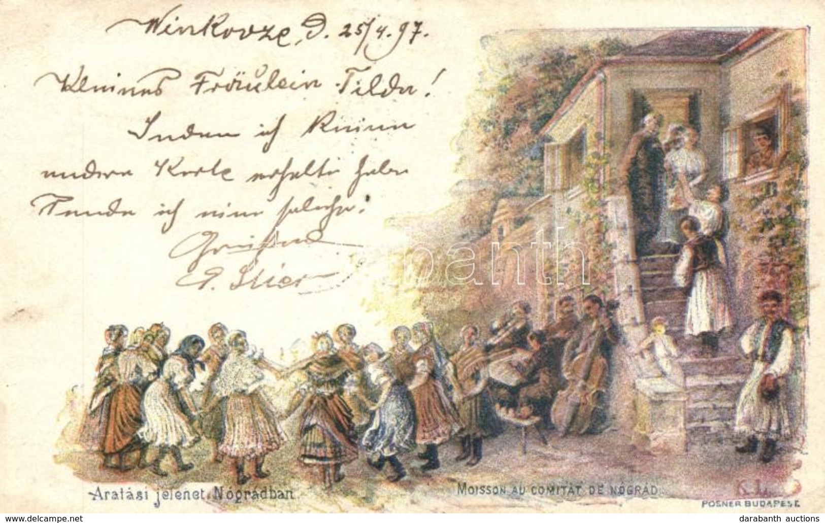 T3 1896 Aratási Jelenet Nógrádban, Ezredéves Országos Kiállítás, 2kr Ga.  / Harvest, Hungarian Folklore S: K.L. (EB) - Unclassified