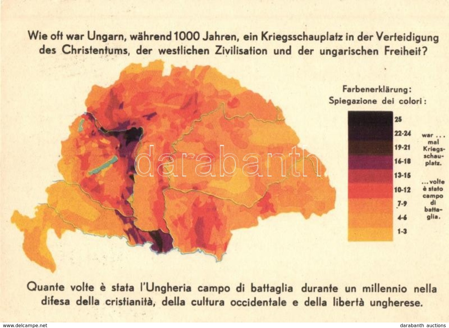 ** T2/T3 Hányszor Volt Hadszíntér Magyarország Ezer év Alatt A Kereszténység, A Nyugati Kultúra és A Magyar Szabadság Vé - Sin Clasificación