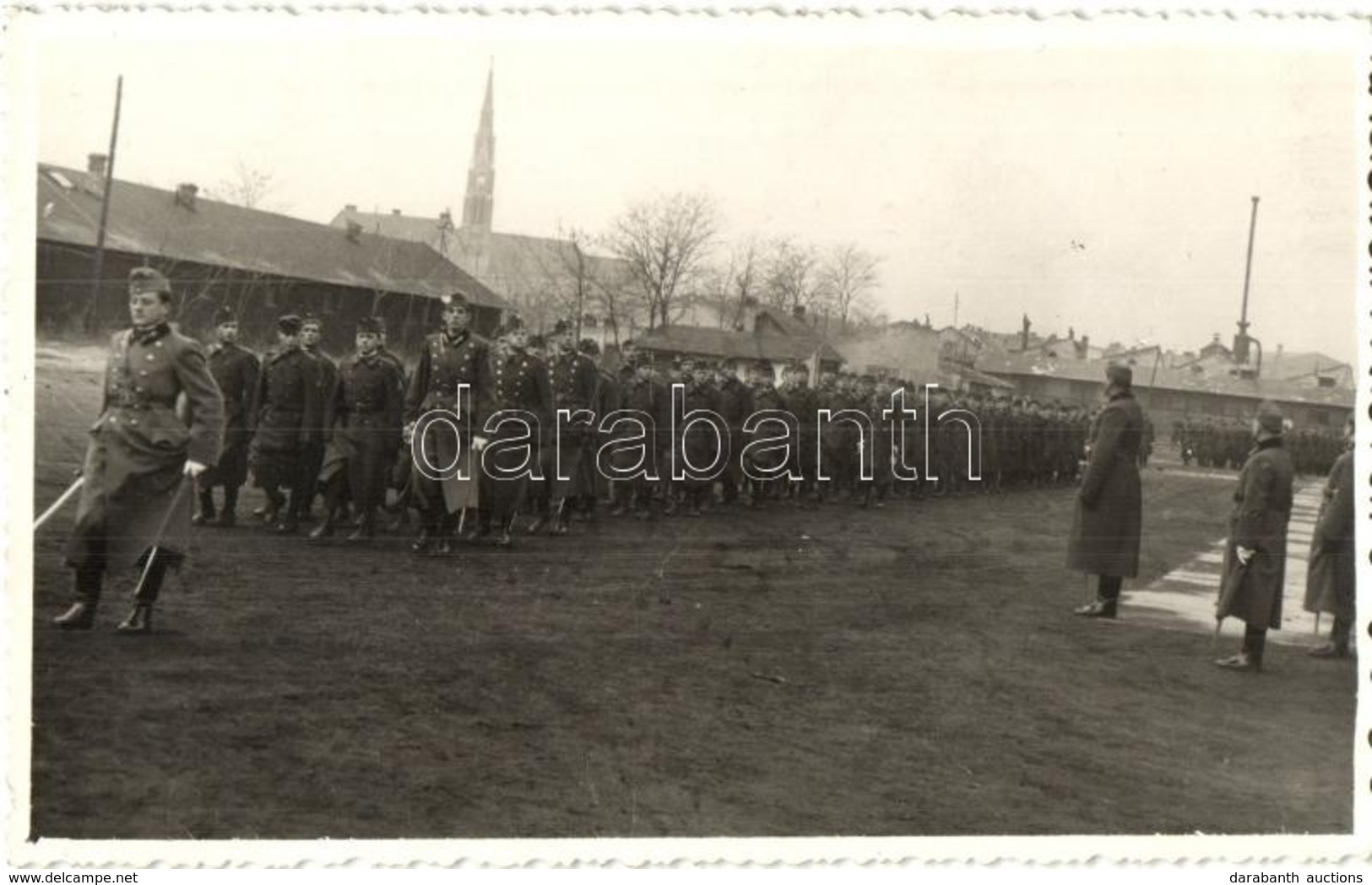 * T2 1939 Budapest, újoncok Szemléje. Borsay Foto / Hungarian Cadets. Photo - Unclassified