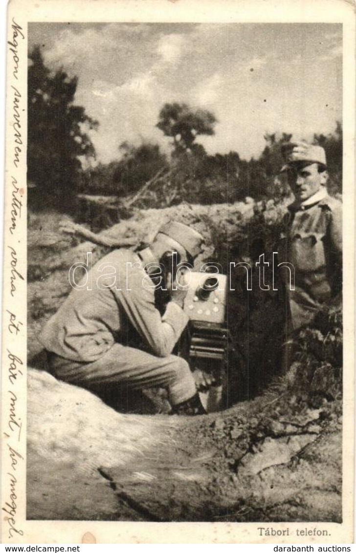 T2 Tábori Telefon; Az Érdekes Újság Kiadása / K.u.K. Military, WWI Field Telephone - Unclassified