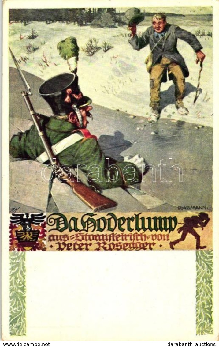 ** T2/T3 Das Hoderlump / German Military Art Postcard, Vereines Südmark Karte Nr. 141. S: R. Assmann (fl) - Non Classés