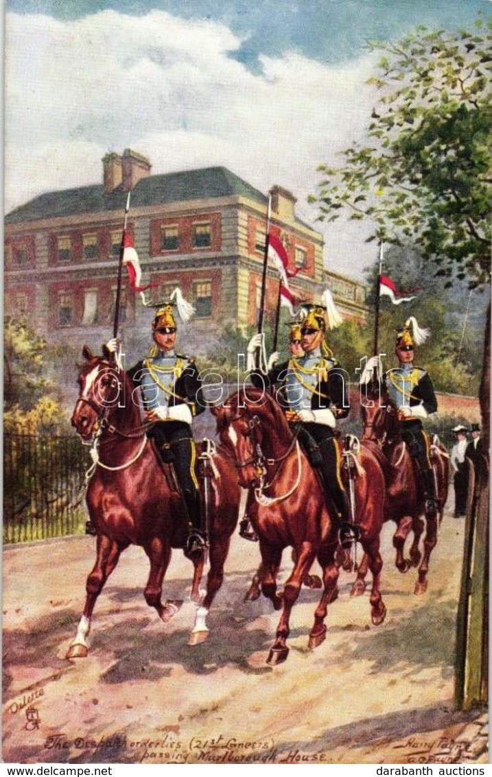 ** T1 21st Lancers; Raphael Tuck & Sons Oilette 'Military In London' Series III. 9081. S: Harry Payne - Unclassified