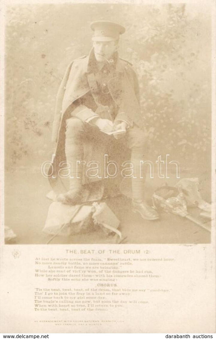 ** T2 The Beat Of The Drum (2) British Romantic Military Postcard - Non Classificati