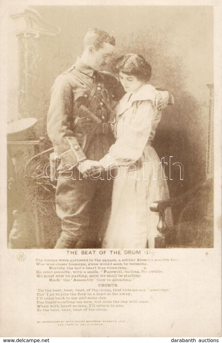 ** T2 The Beat Of The Drum (1) British Romantic Military Postcard - Unclassified
