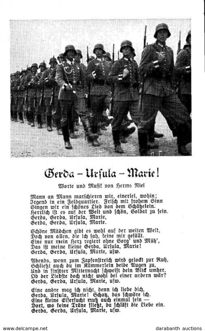 ** T2 Gerda-Ursula-Marie! / Herms Niel's WWII German Military Song - Unclassified