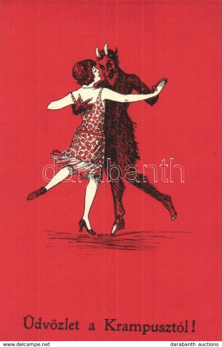 ** T2 Üdvözlet A Krampusztól! / Lady Dancing With Krampus. C.H.W. VIII/2. 2506-4. - Non Classés