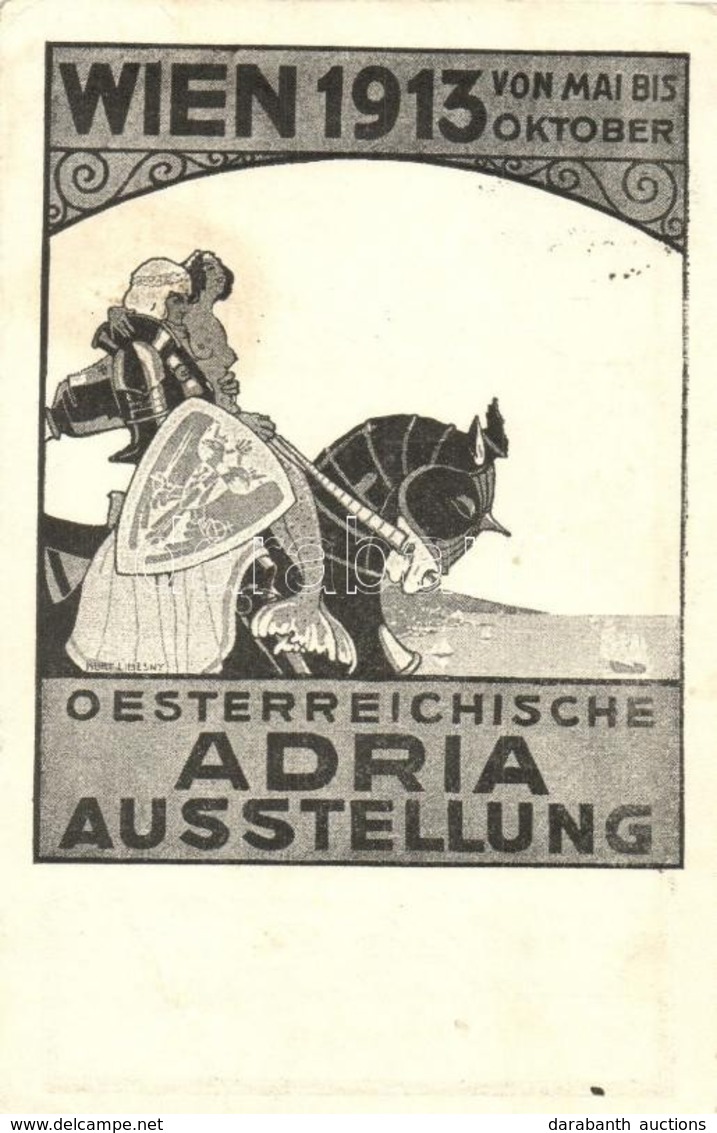 T2/T3 1913 Wien, Oesterreichische Adria Ausstellung / Adria Exhibition In Vienna. Advertisement Postcard - Ohne Zuordnung