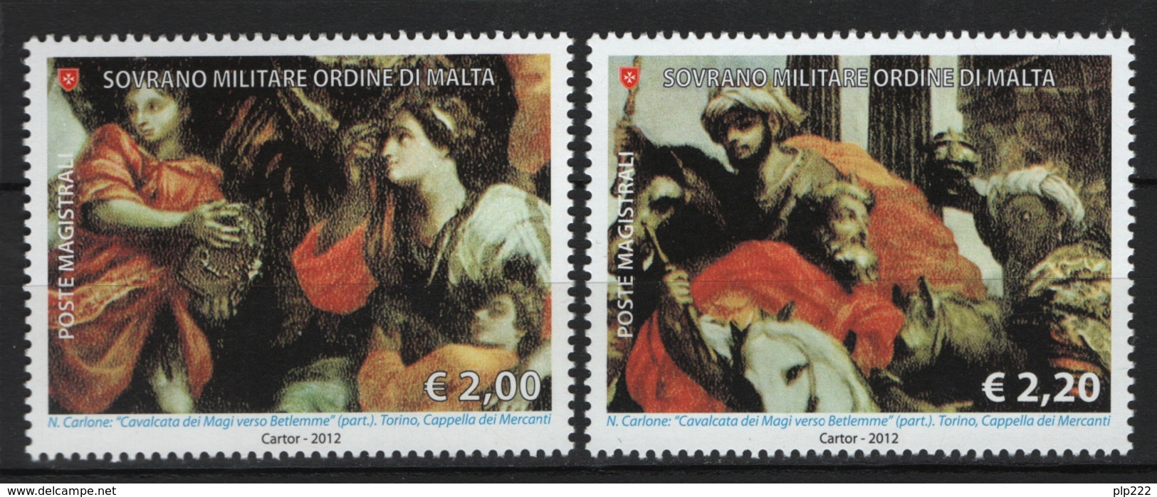 SMOM 2012 Sass.1120/21 MNH/** VF - Sovrano Militare Ordine Di Malta