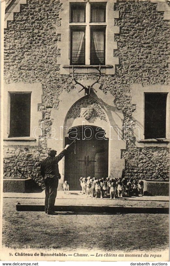 ** T2 'Chateau De Bonnétable - Chasse - Les Chiens Au Moment Du Repas' / Bonnétable Castle, Hunting, Dogs Mealtime - Ohne Zuordnung