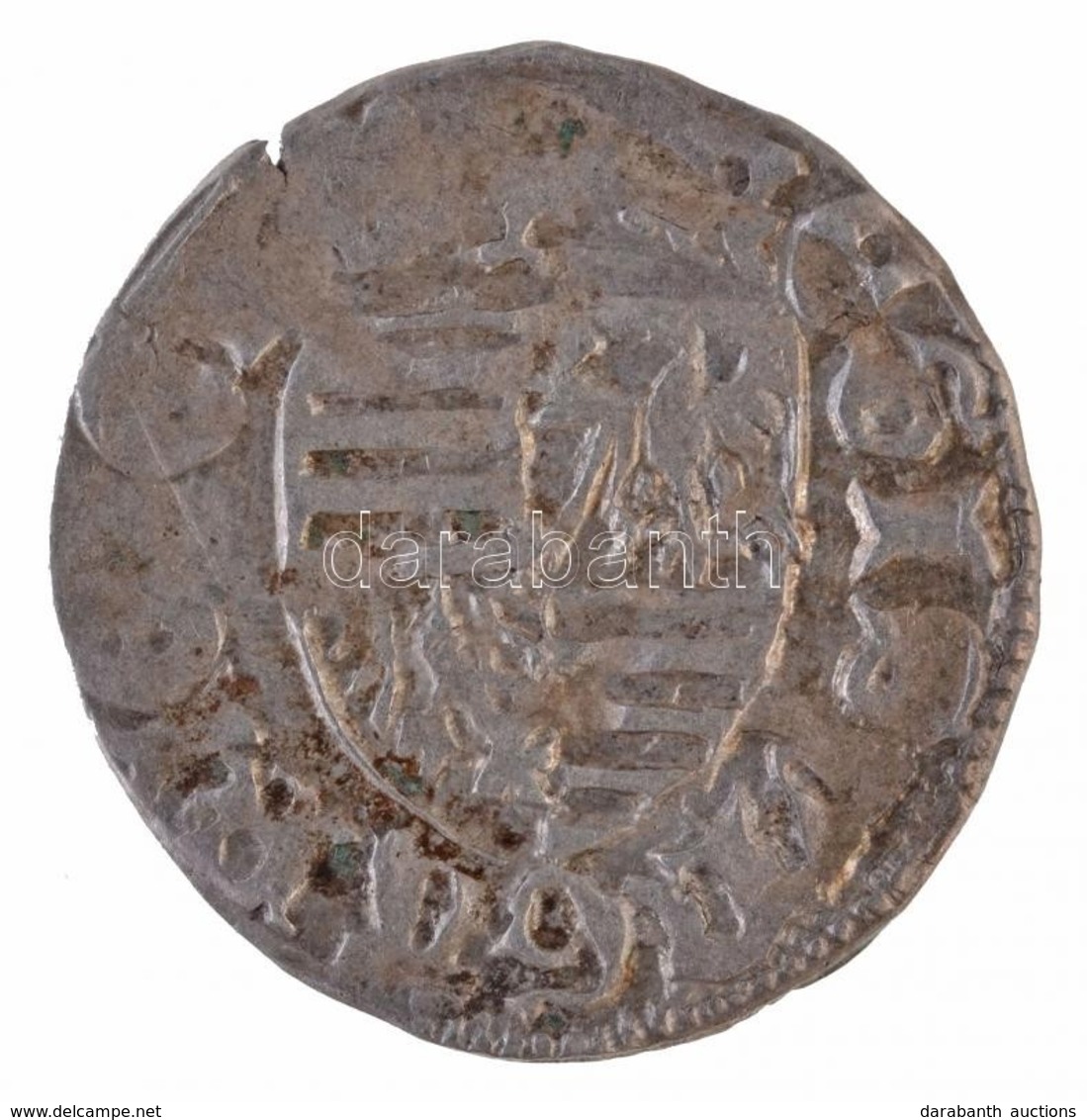 1390-1427. Denár Ag 'Zsigmond' (0,5g) T:2,2-
Hungary 1390-1427. Denar Ag 'Sigismund' (0,5g) C:XF,VF
Huszár: 576., Unger  - Sin Clasificación