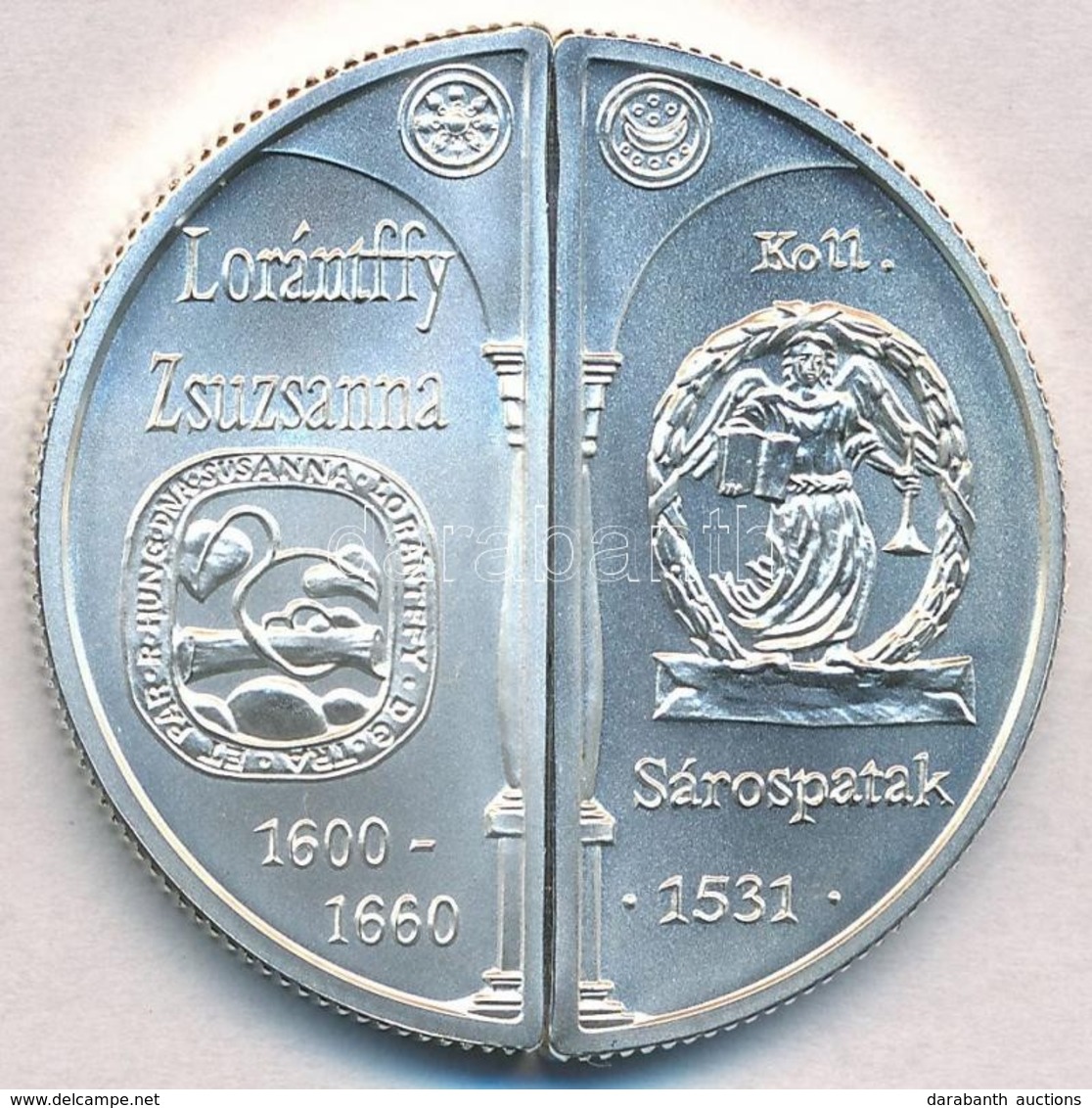 2000. 2000Ft Ag 'Lórántffy Zsuzsanna / Sárospatak' (2xklf)  T:BU
Hungary 2000. 2000 Forint Ag 'Zsuzsanna Lórántffy / Sár - Unclassified