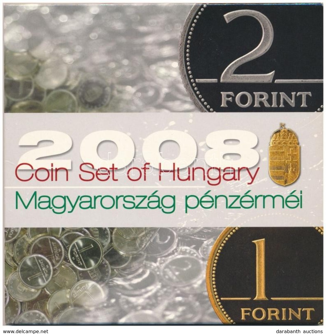 2008. 1Ft-100Ft (7xklf) 'Búcsú Az Egy- és Kétforintostól' Forgalmi Sor Dísztokos Szettben T:PP 
Adamo FO42.1 - Unclassified